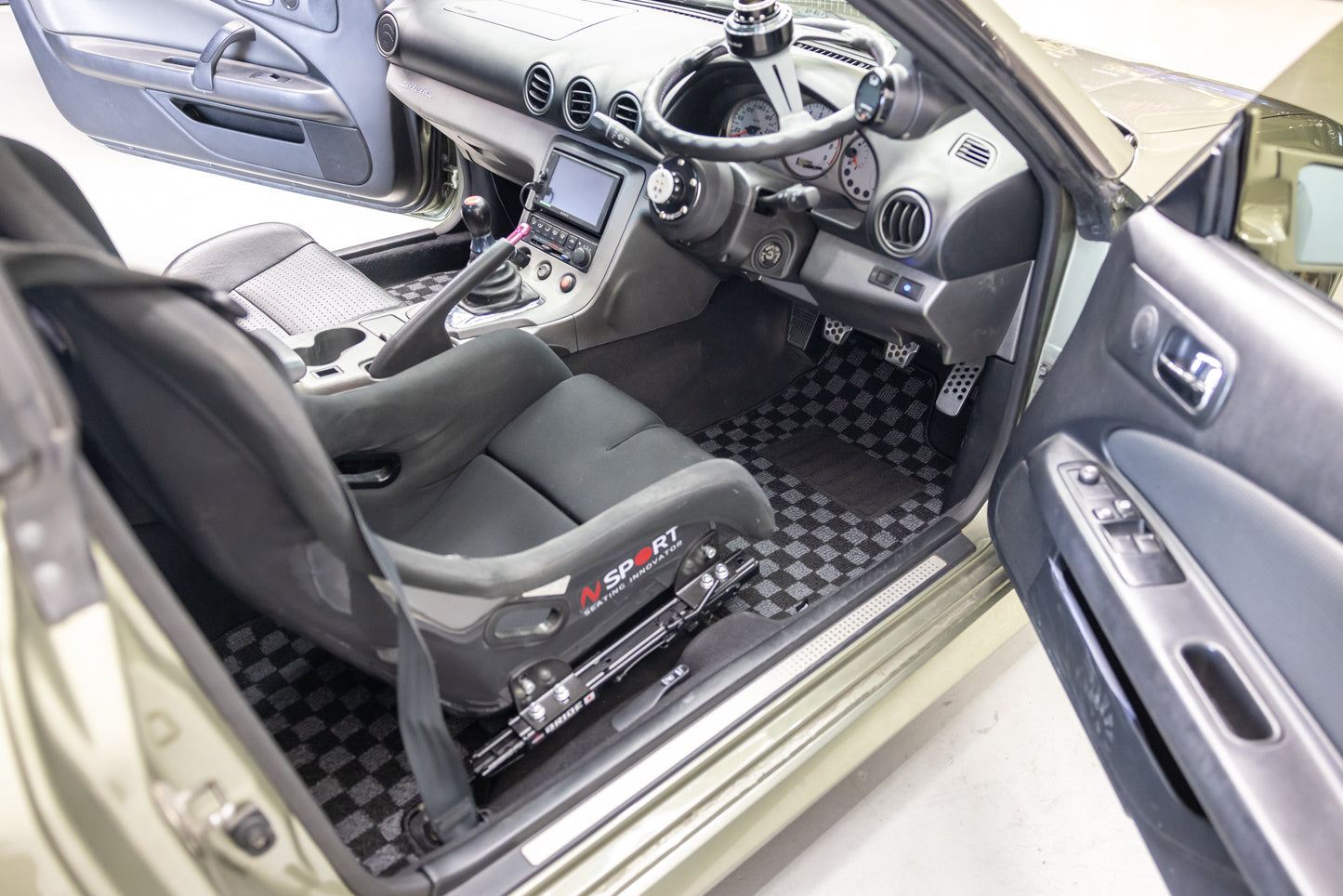 Nissan Silvia S15 Checker Floor Mats