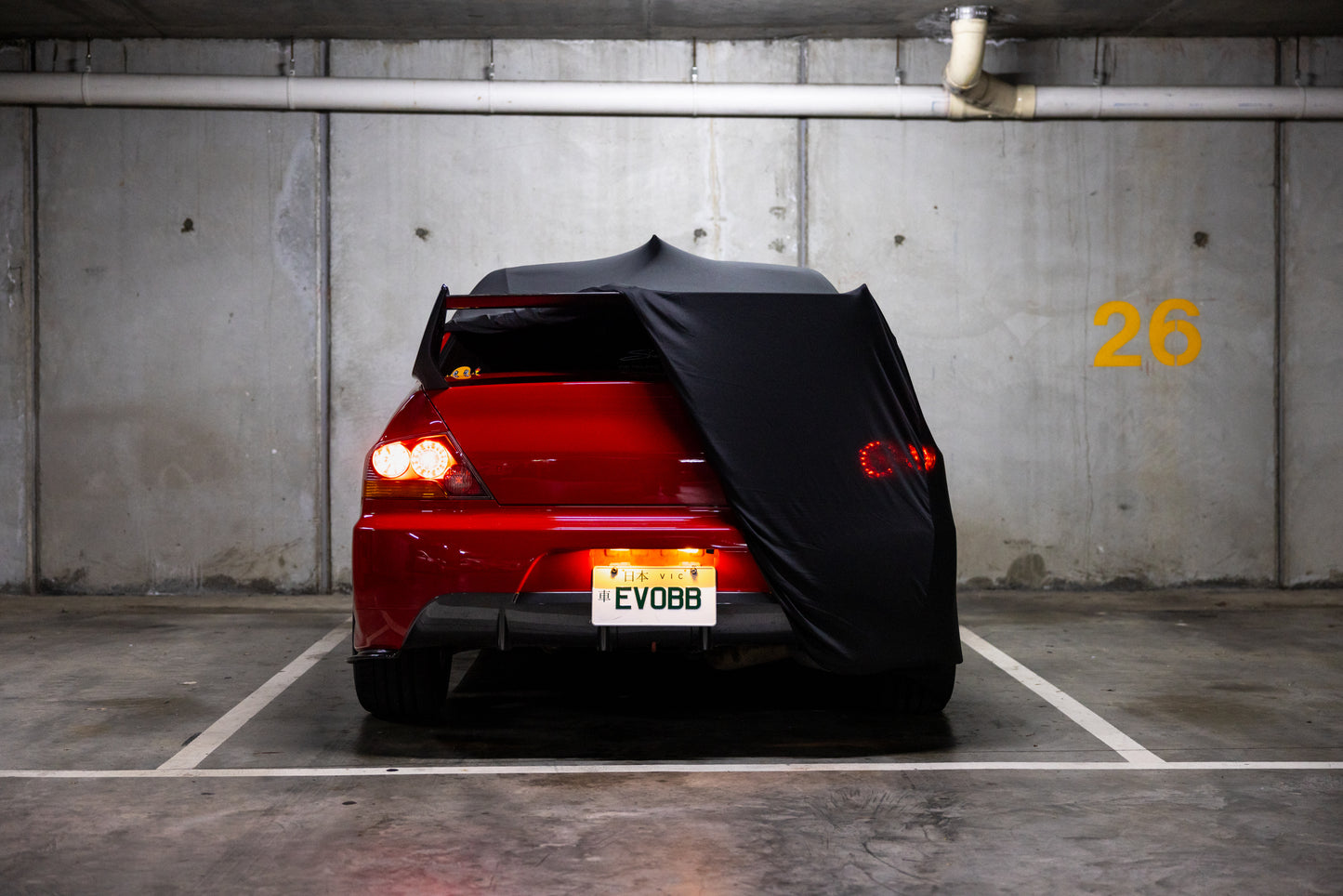 Mitsubishi Lancer Evolution Evo 7 Evo 8 Evo 9 CT9A Indoor Car Cover – Custom Fit Velvet Stretch Dust Cover