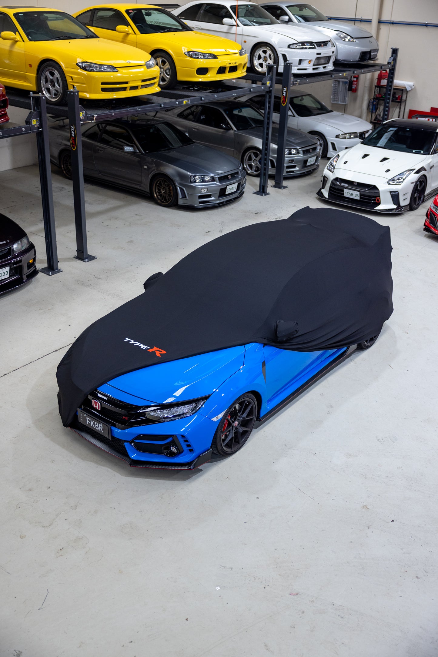 Honda Civic FK8 Type R Indoor Car Cover – Custom Fit Velvet Stretch Dust Cover