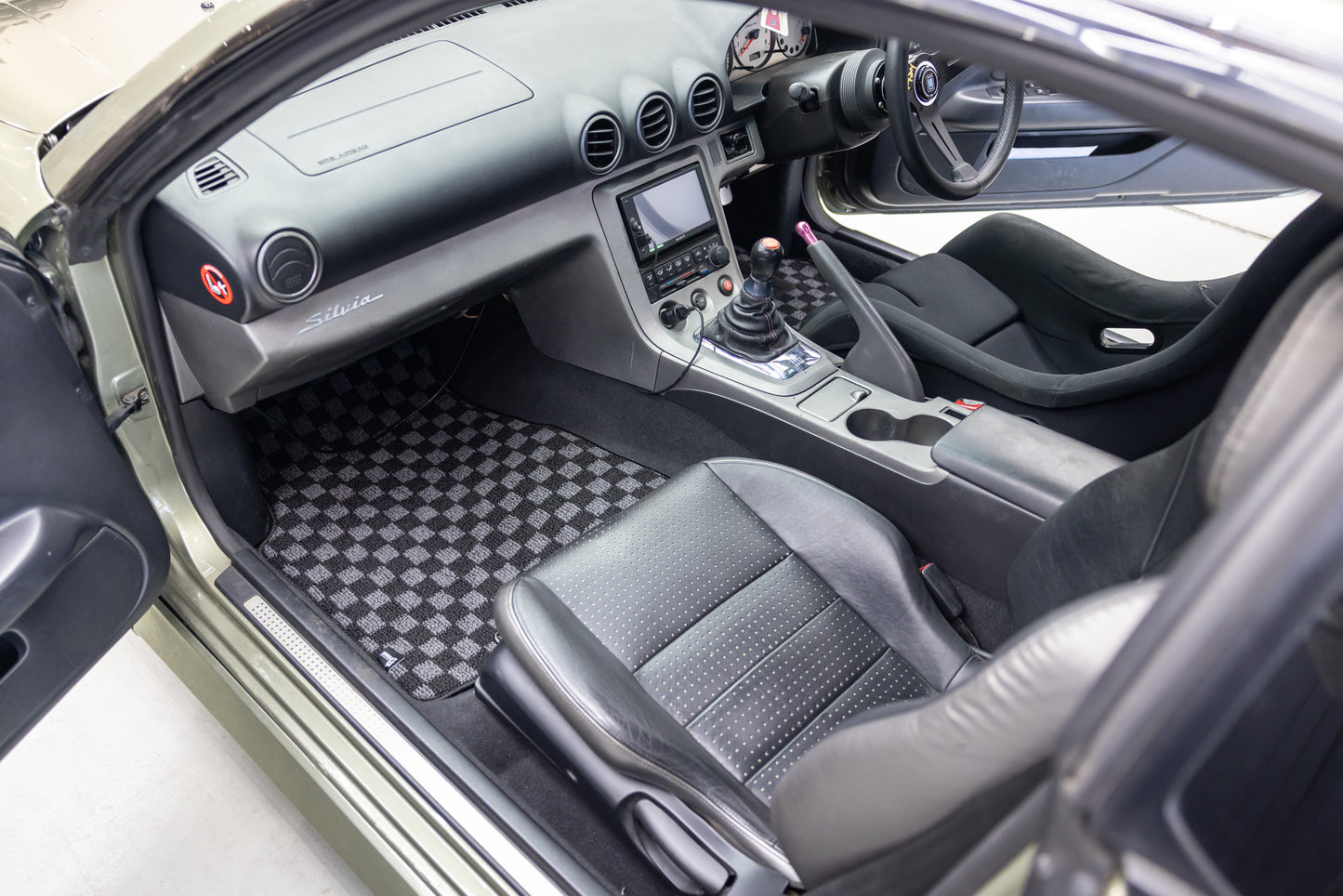 Nissan Silvia S15 Checker Floor Mats