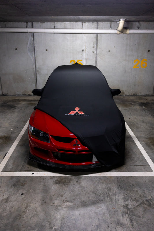 Mitsubishi Lancer Evolution Evo 7 Evo 8 Evo 9 CT9A Indoor Car Cover – Custom Fit Velvet Stretch Dust Cover