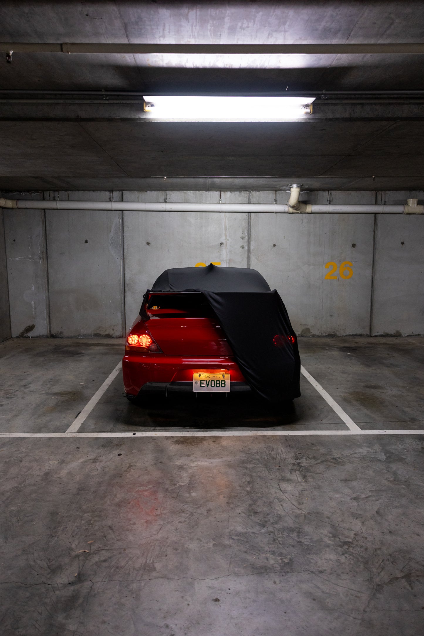 Mitsubishi Lancer Evolution Evo 7 Evo 8 Evo 9 CT9A Indoor Car Cover – Custom Fit Velvet Stretch Dust Cover