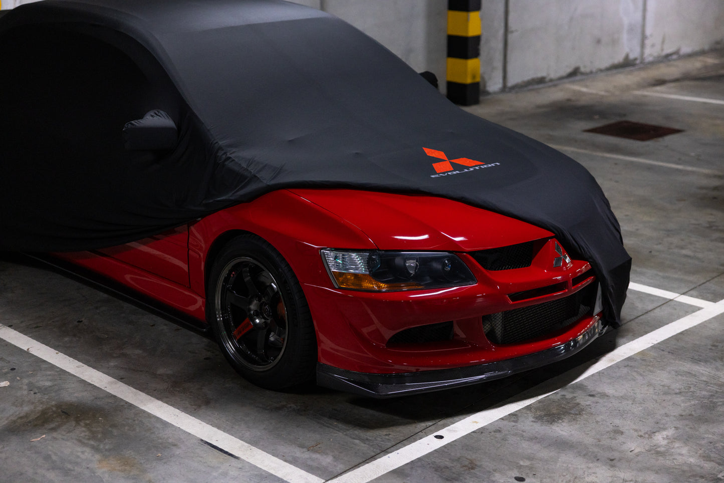 Mitsubishi Lancer Evolution Evo 7 Evo 8 Evo 9 CT9A Indoor Car Cover – Custom Fit Velvet Stretch Dust Cover