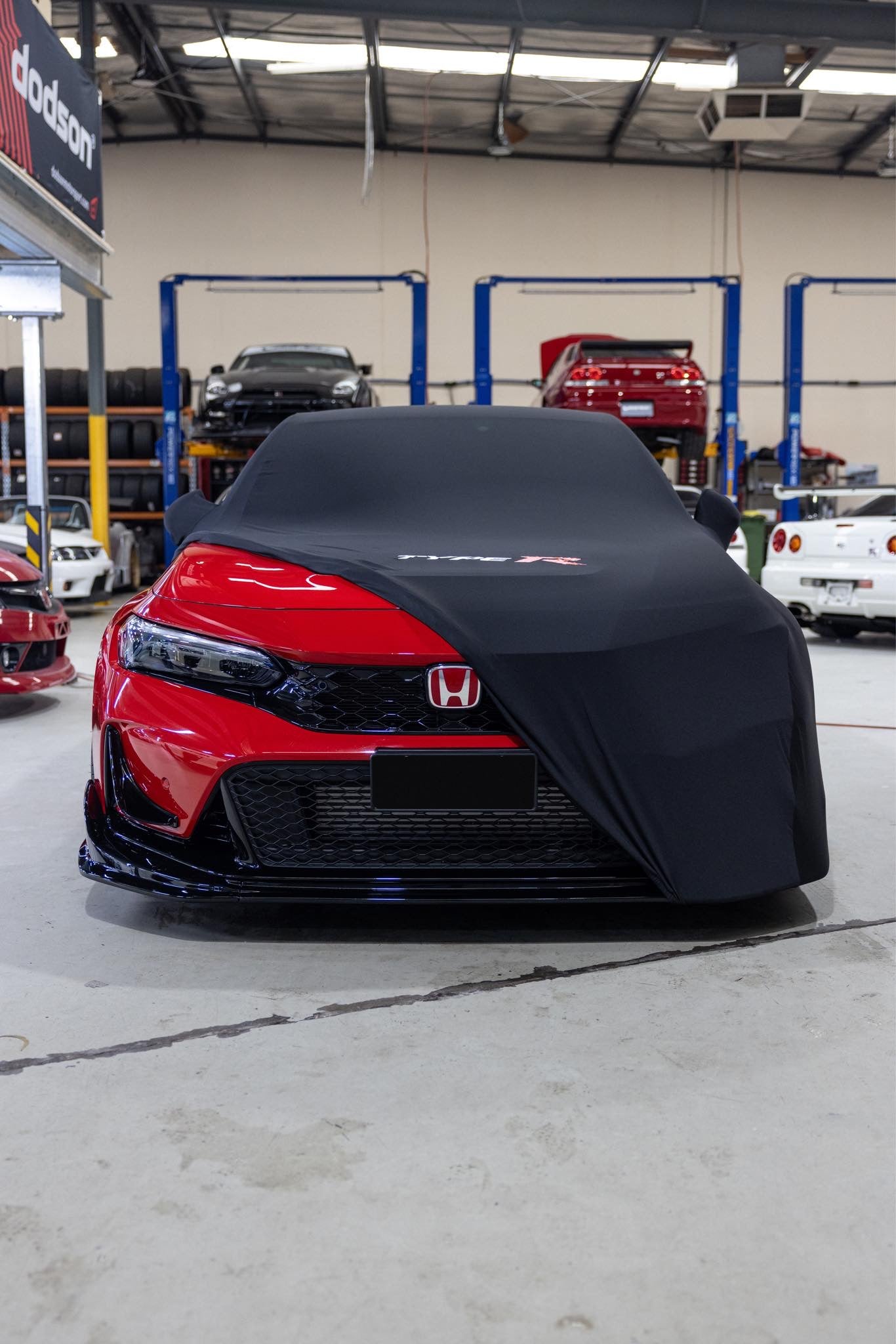 Honda Civic FL5 Type R Indoor Car Cover – Custom Fit Velvet Stretch Dust Cover