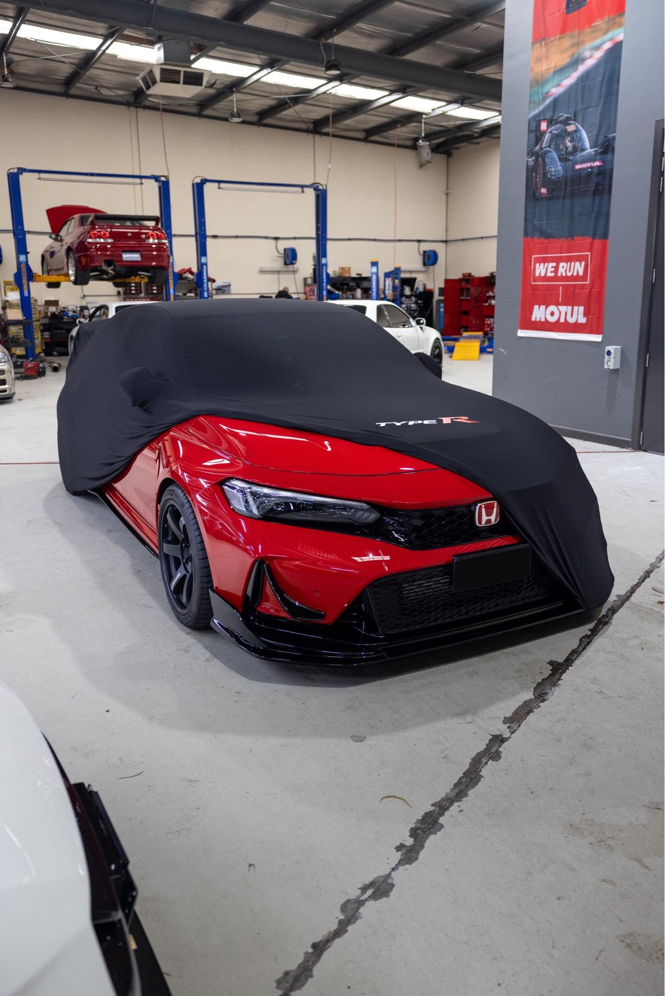 Honda Civic FL5 Type R Indoor Car Cover – Custom Fit Velvet Stretch Dust Cover