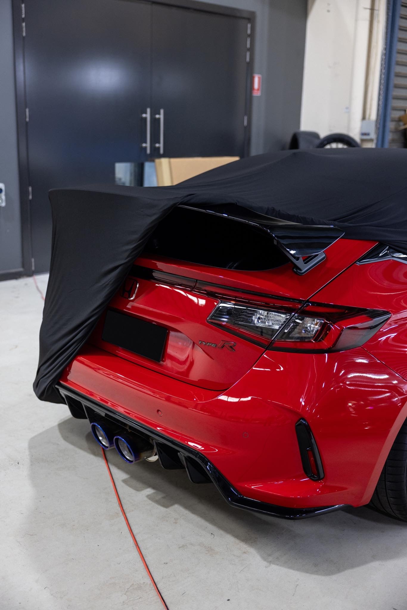 Honda Civic FL5 Type R Indoor Car Cover – Custom Fit Velvet Stretch Dust Cover