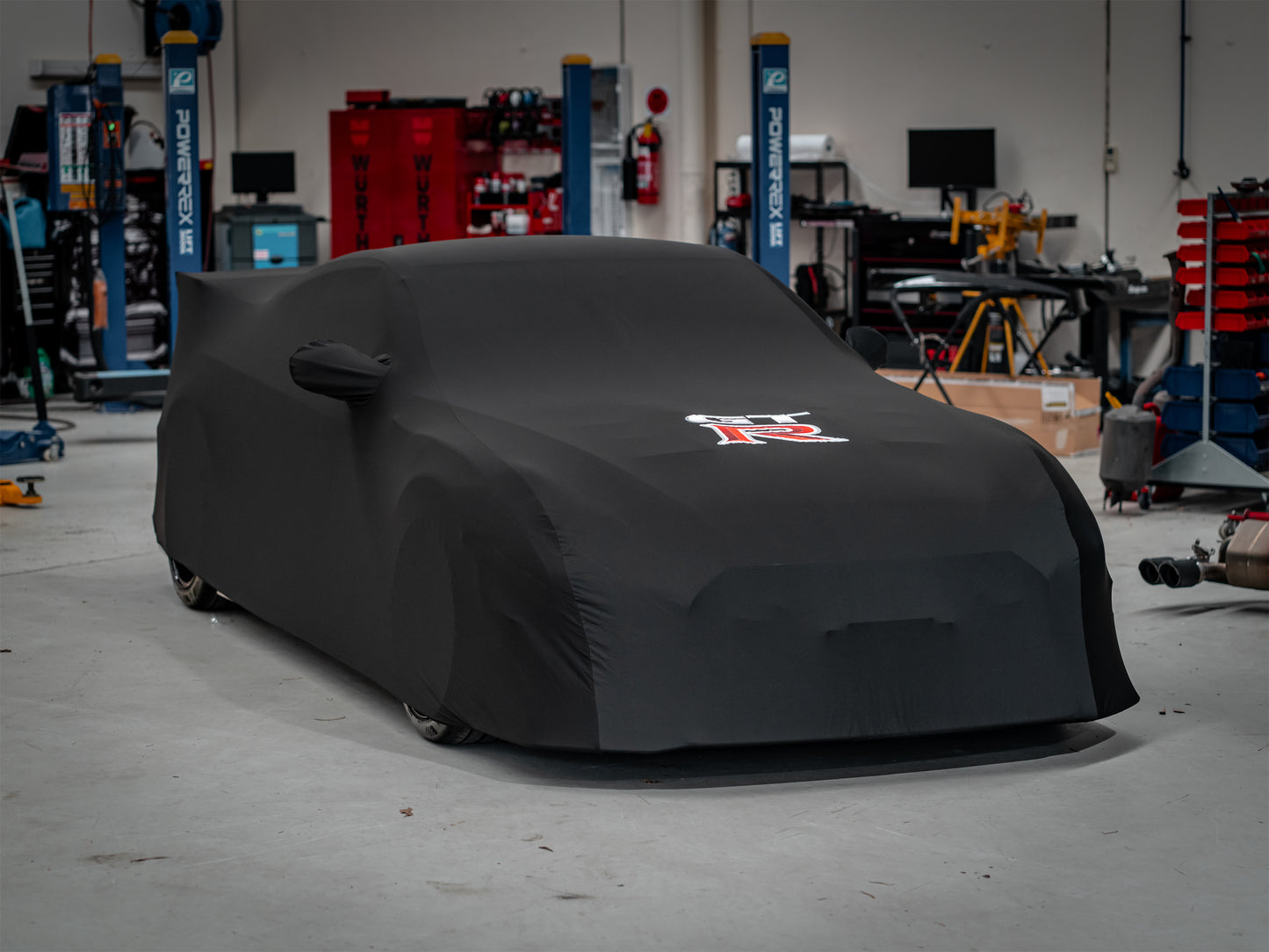 Nissan GTR R35 Indoor Car Cover – Custom Fit Velvet Stretch Dust Cover