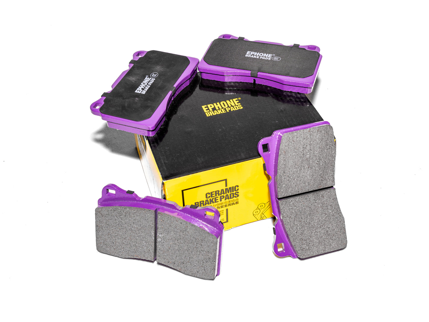 EPHONE TS Purple Ceramic Race Brake Pads 50℃ To 850℃