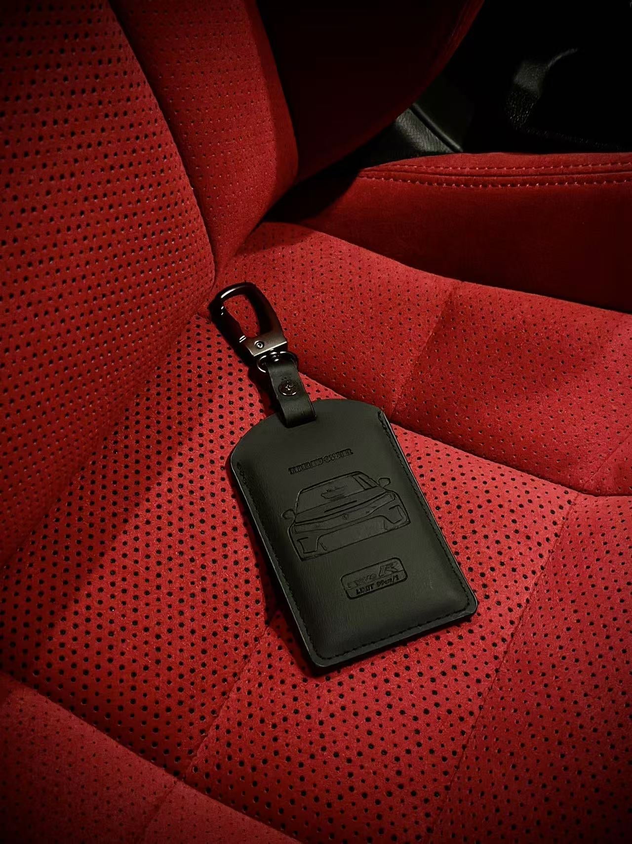 FL5 Civic Type R Black Leather Key Card Holder | Dream Performance ...