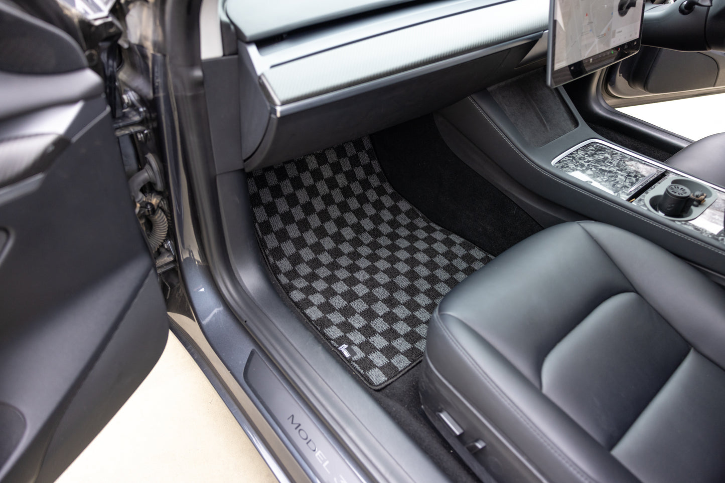 2019-2024 Tesla Model 3 Checker Floor Mats