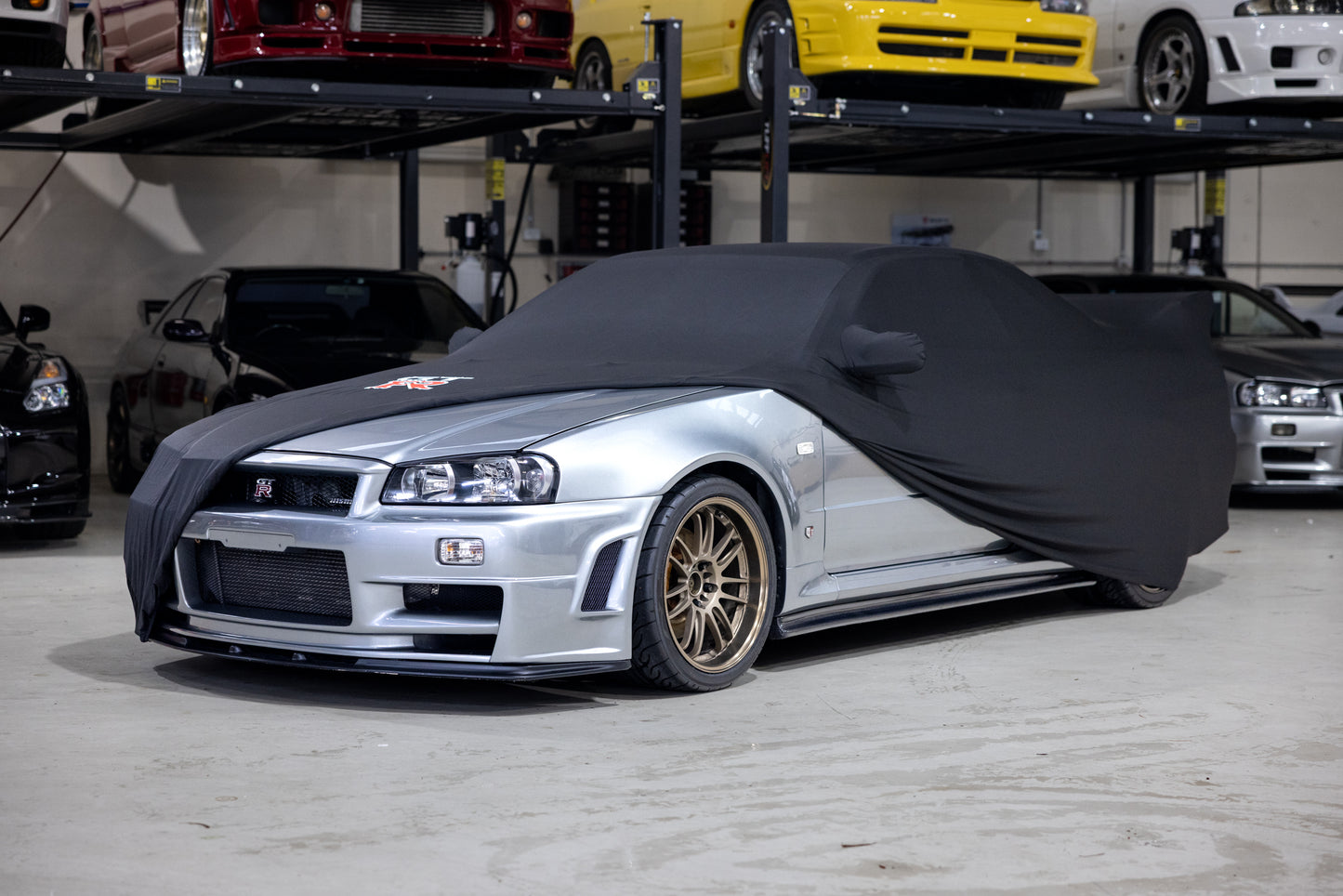 Nissan Skyline GTR R34 BNR34 Indoor Car Cover – Custom Fit Velvet Stretch Dust Cover