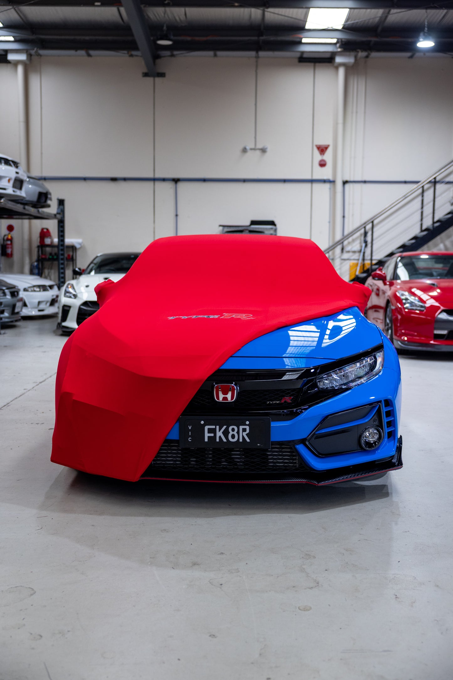Honda Civic FK8 Type R Indoor Car Cover – Custom Fit Velvet Stretch Dust Cover