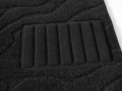 Toyota AE86 Black Curly / Black Wave Style Floor Mats