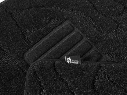 Toyota AE86 Black Curly / Black Wave Style Floor Mats