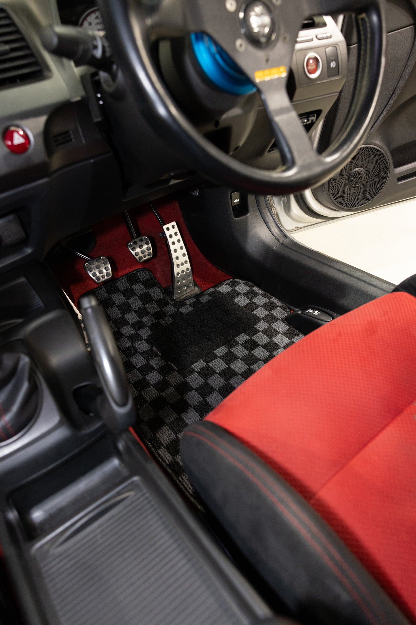 Honda Civic FD2 Type R FD1 Checker Floor Mats