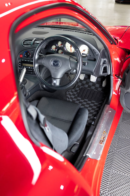 Mazda RX7 FD3S Checker Floor Mats