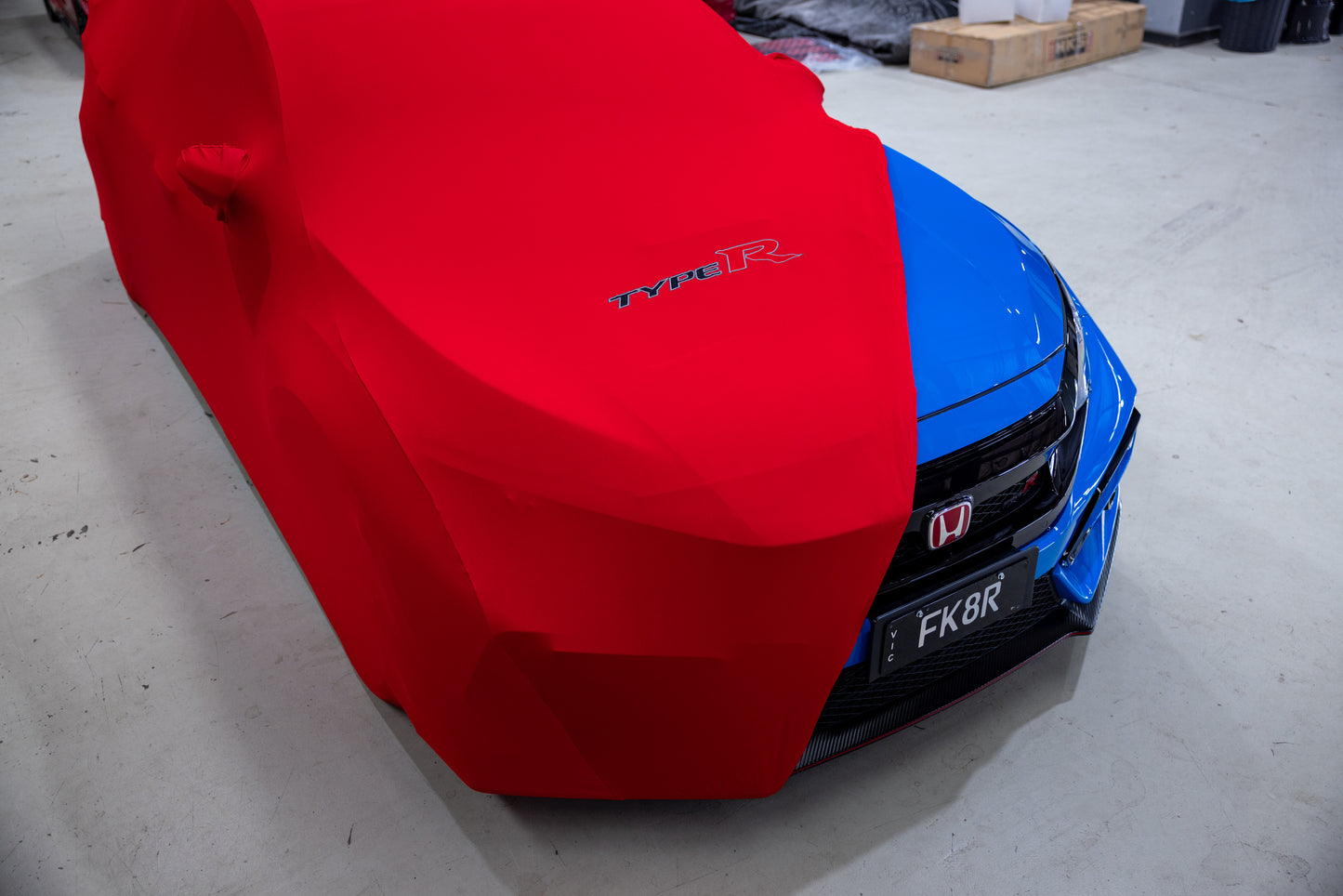 Honda Civic FK8 Type R Indoor Car Cover – Custom Fit Velvet Stretch Dust Cover