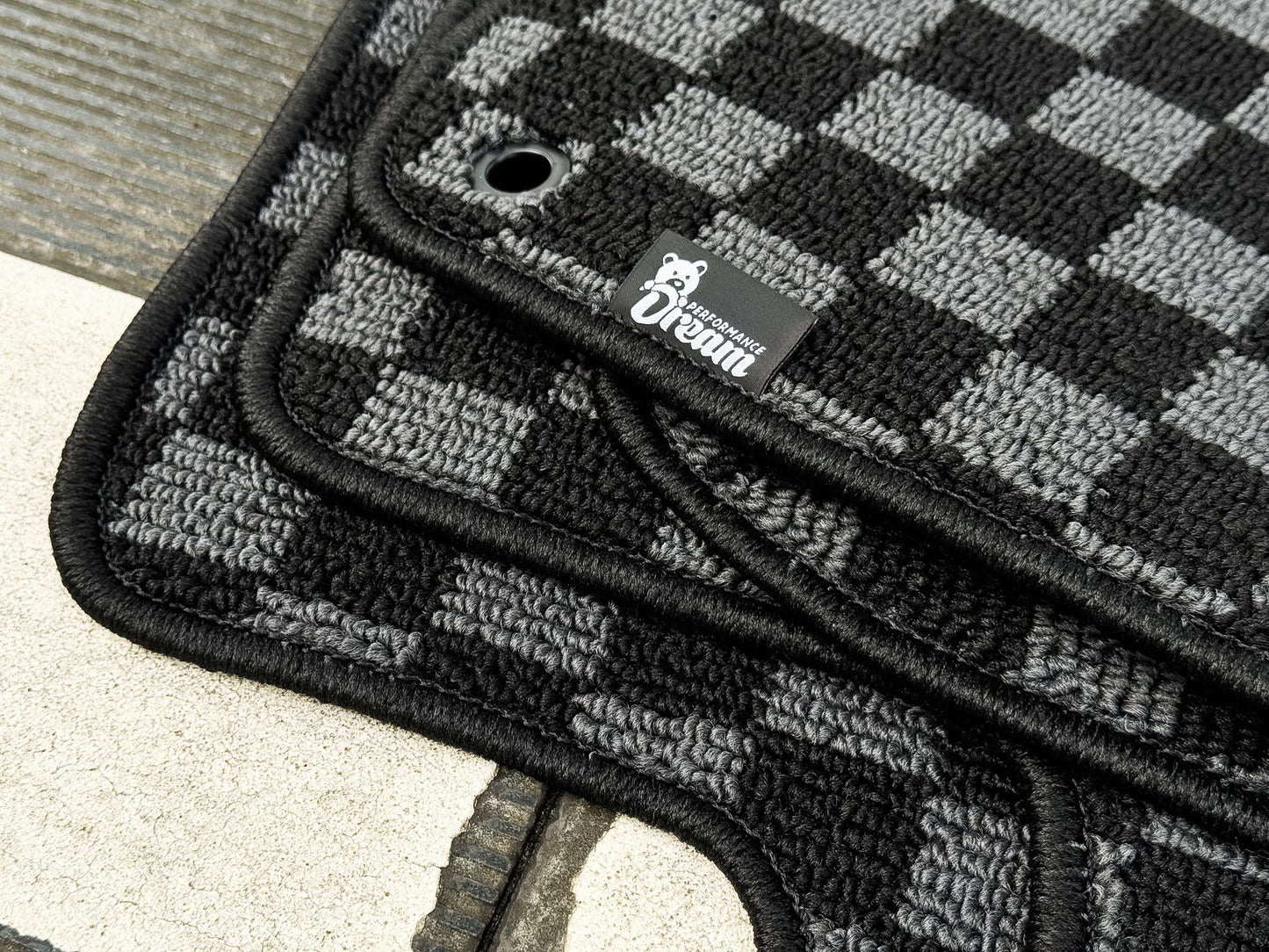Honda Jazz Fit GD1 GD3 Checker Floor Mats