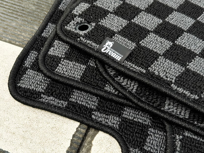Honda Jazz Fit GD1 GD3 Checker Floor Mats