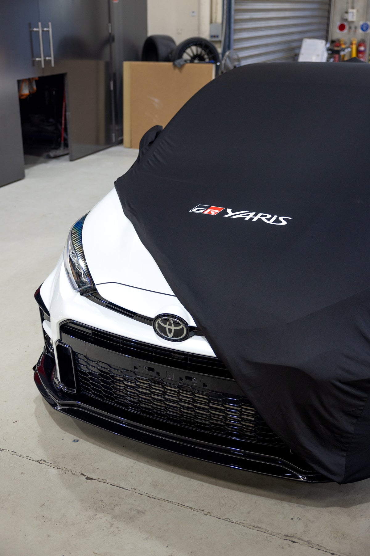 Toyota GR Yaris Indoor Car Cover – Custom Fit Velvet Stretch Dust 