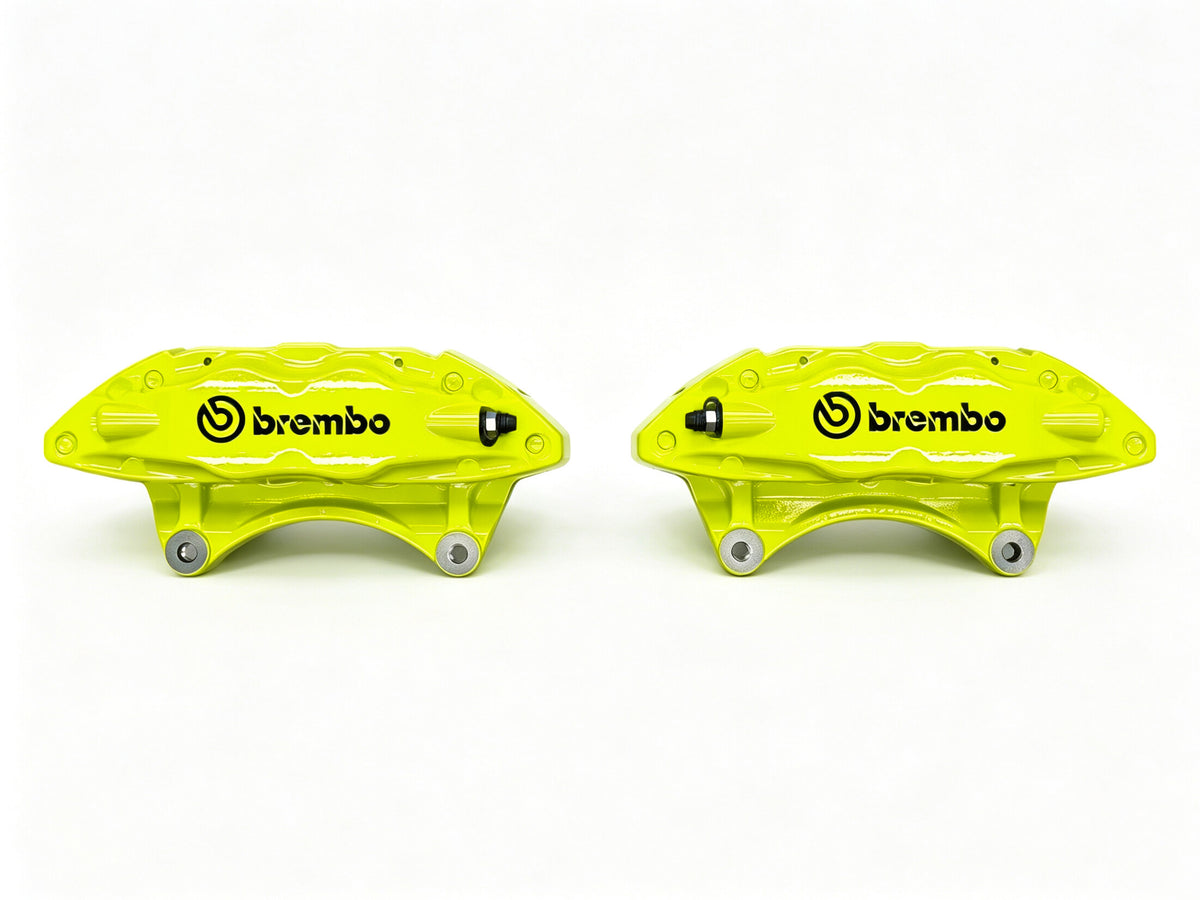 Pair of rebuilt Brembo F50 four piston calipers for Subaru WRX STI FT86 GT86 and BRZ