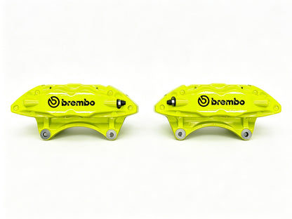 Pair of rebuilt Brembo F50 four piston calipers for Subaru WRX STI FT86 GT86 and BRZ