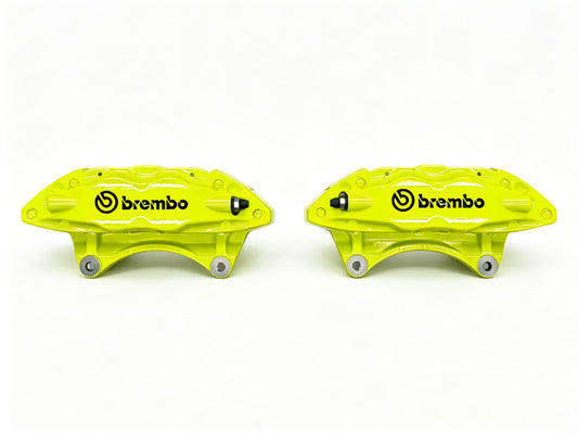 Pair of rebuilt Brembo F50 four piston calipers for Subaru WRX STI FT86 GT86 and BRZ