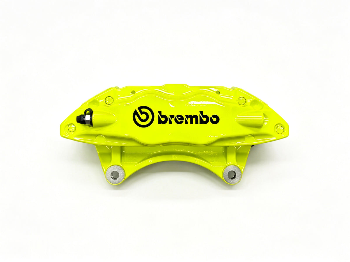 Single rebuilt Brembo F50 caliper, outer face with Brembo logo