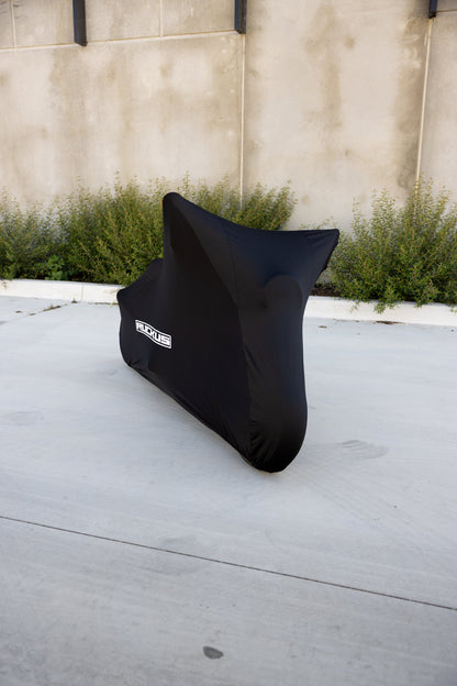 Honda Ruckus NPS50 bike cover front view with elasticated hem