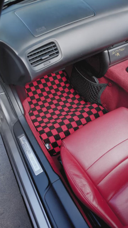 S2000 JDM long version checker floor mats video