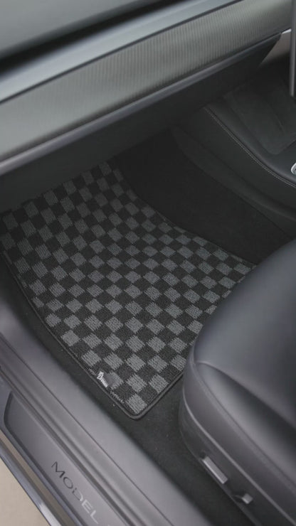 2019-2024 Tesla Model 3 Checker Floor Mats