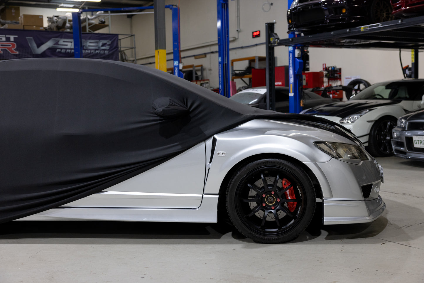 Honda Civic FD2 Type R FD1 FA1  Indoor Car Cover – Custom Fit Velvet Stretch Dust Cover